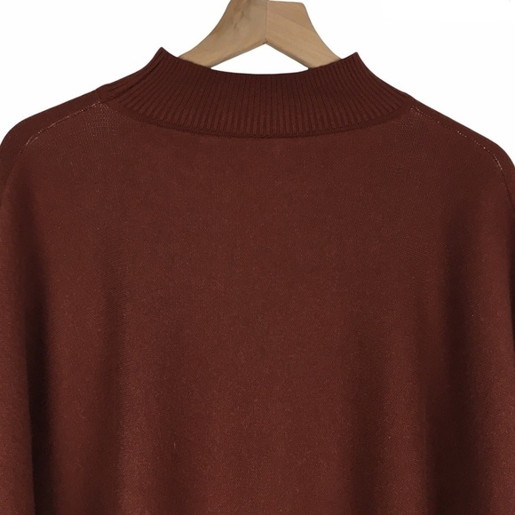 CHICWISH Sweater Lie in Caramel Fields Knit Cape Striped Cozy Blogger Favorite - Picture 6 of 13